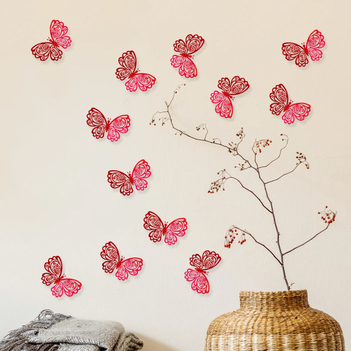Butterfly Sticker 3D Hollow Wall Sticker DIY Lifelike Butterflies Decals Home Decor Party Wedding Chinese New Year Festival
Butterfly Sticker 3D Hollow Wall Sticker DIY Lifelike Butterflies Decals Home Decor Party Wedding Chinese New Year Festival