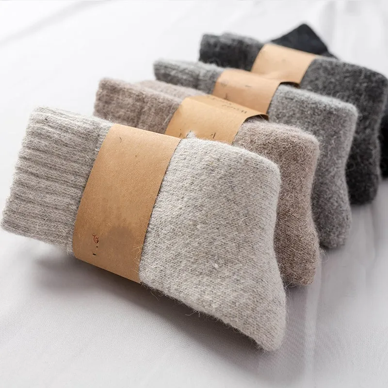 5PC Winter super thick wool socks Men's and women's warm wool socks Thickened plush towel Solid wool socks cute socks lolita
5PC Winter super thick wool socks Men's and women's warm wool socks Thickened plush towel Solid wool socks cute socks lolita