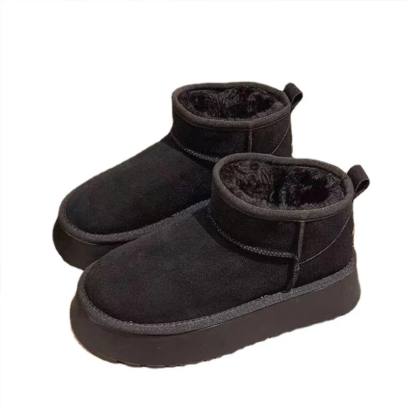Winter Women Short Plush Warm Snow Boots Casual Shoes Suede Fur Ankle Boots Flats Platform Ladies footwear Botas
Winter Women Short Plush Warm Snow Boots Casual Shoes Suede Fur Ankle Boots Flats Platform Ladies footwear Botas