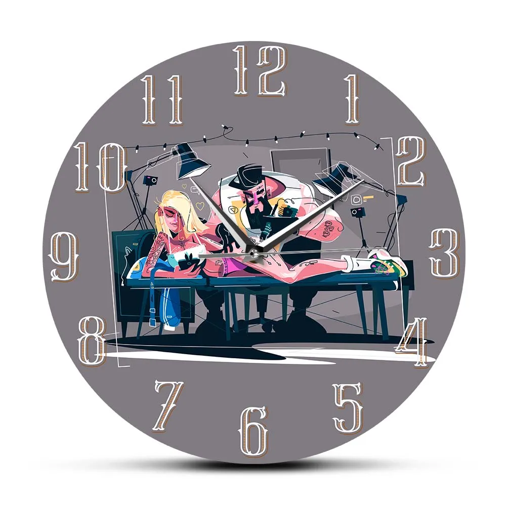 Ink Tattooing Modern Design Wall Clock For Tatton Studio Tattooist Business Display Sign Vintage Timepieces Retro Wall Watch
Ink Tattooing Modern Design Wall Clock For Tatton Studio Tattooist Business Display Sign Vintage Timepieces Retro Wall Watch