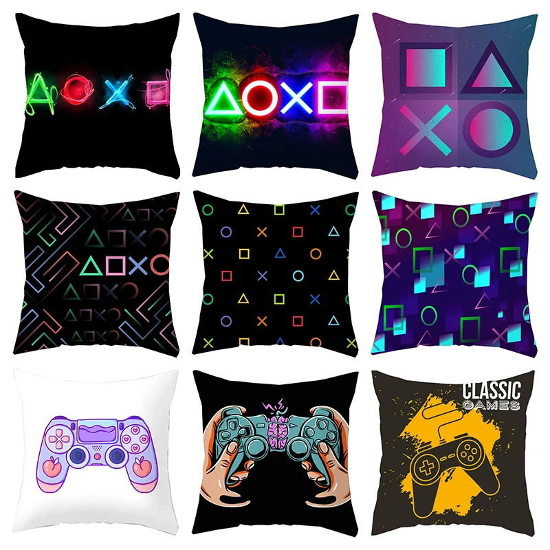 45x45cm Video Game Party Cushion Cover Colorful Keyboard Pillow Case For Gamer Player Home E-sports Hotel Decor Throw Pillowcase
45x45cm Video Game Party Cushion Cover Colorful Keyboard Pillow Case For Gamer Player Home E-sports Hotel Decor Throw Pillowcase