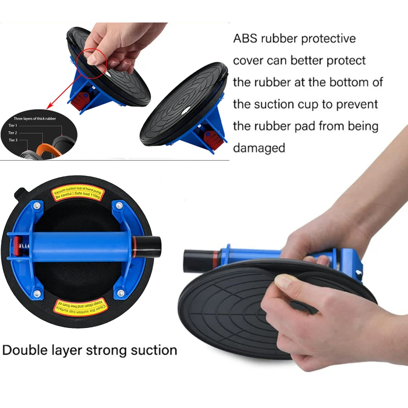 1/2PCS 8 inch Vacuum Suction Cup 250kg Bearing Capacity Heavy Duty Vacuum Lifter for Granite Tile Glass Manual Lifting Suction
1/2PCS 8 inch Vacuum Suction Cup 250kg Bearing Capacity Heavy Duty Vacuum Lifter for Granite Tile Glass Manual Lifting Suction