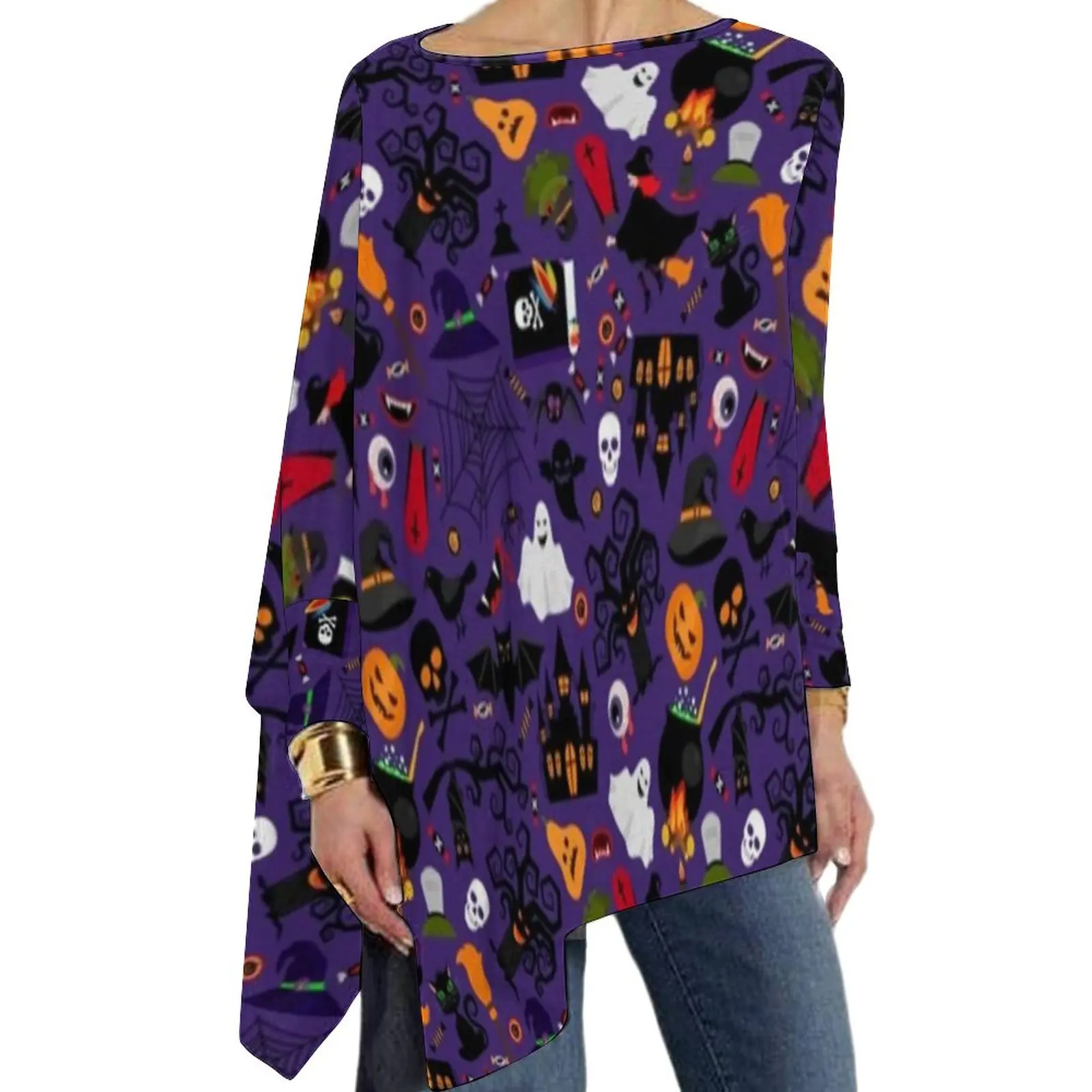 Cartoon Witch T-Shirt Boo Halloween Print Aesthetic Long Sleeve T Shirts Female Streetwear Tee Shirt Oversize Printed Tees
Cartoon Witch T-Shirt Boo Halloween Print Aesthetic Long Sleeve T Shirts Female Streetwear Tee Shirt Oversize Printed Tees