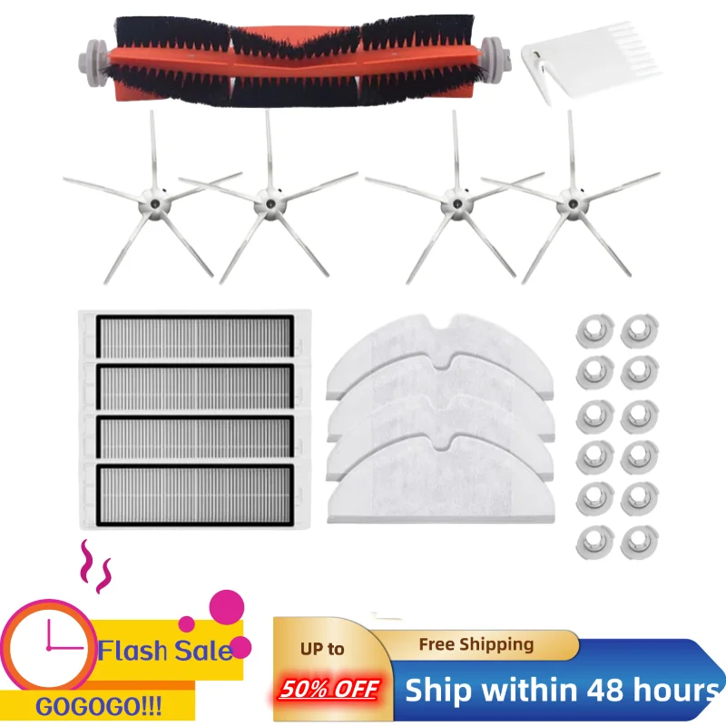 For XiaoMi 1s 1st MI Roborock S5 Max S6 Pure S6 Max S5 S51 S50 S55 Main Brush Robot Vacuum Cleaner Xiaowa E25 E35 Accessories
For XiaoMi 1s 1st MI Roborock S5 Max S6 Pure S6 Max S5 S51 S50 S55 Main Brush Robot Vacuum Cleaner Xiaowa E25 E35 Accessories