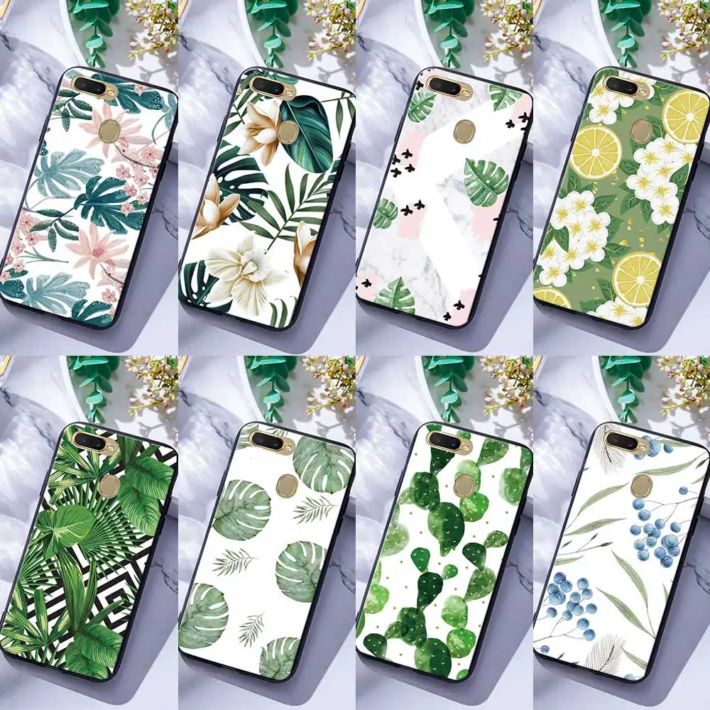 For OPPO A3 A3S A5 A7 A9 A31 A91 2020 A37 A39 Silicone Phone Case Cover Green plants
For OPPO A3 A3S A5 A7 A9 A31 A91 2020 A37 A39 Silicone Phone Case Cover Green plants
