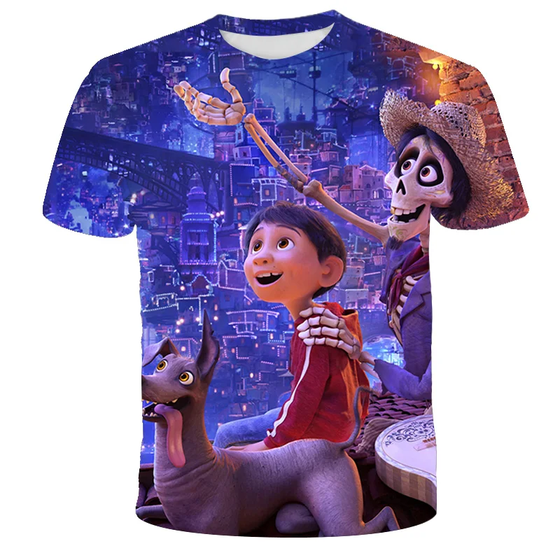 2022 New 3D Cartoon Coco T Shirt Casual Streetwear Boy T-Shirt Fashion Short Sleeves Tops 4-14Y Children tshirt
2022 New 3D Cartoon Coco T Shirt Casual Streetwear Boy T-Shirt Fashion Short Sleeves Tops 4-14Y Children tshirt
