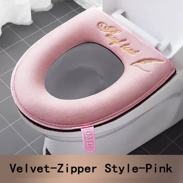 Universal Toilet Seat Cover Winter Warm Soft WC Mat Bathroom Washable Removable Zipper With Flip LidHandle Waterproof Household
Universal Toilet Seat Cover Winter Warm Soft WC Mat Bathroom Washable Removable Zipper With Flip LidHandle Waterproof Household