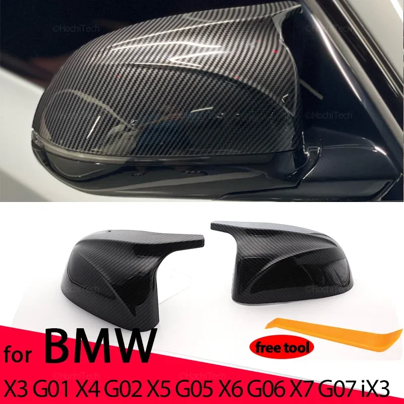 Стильные черные боковые колпачки для зеркала из углеродного волокна для BMW X3 G01 X4 G02 X5 G05 X7 G07 X6 G06 Боковые Крышки заднего вида 2018-23
Стильные черные боковые колпачки для зеркала из углеродного волокна для BMW X3 G01 X4 G02 X5 G05 X7 G07 X6 G06 Боковые Крышки заднего вида 2018-23