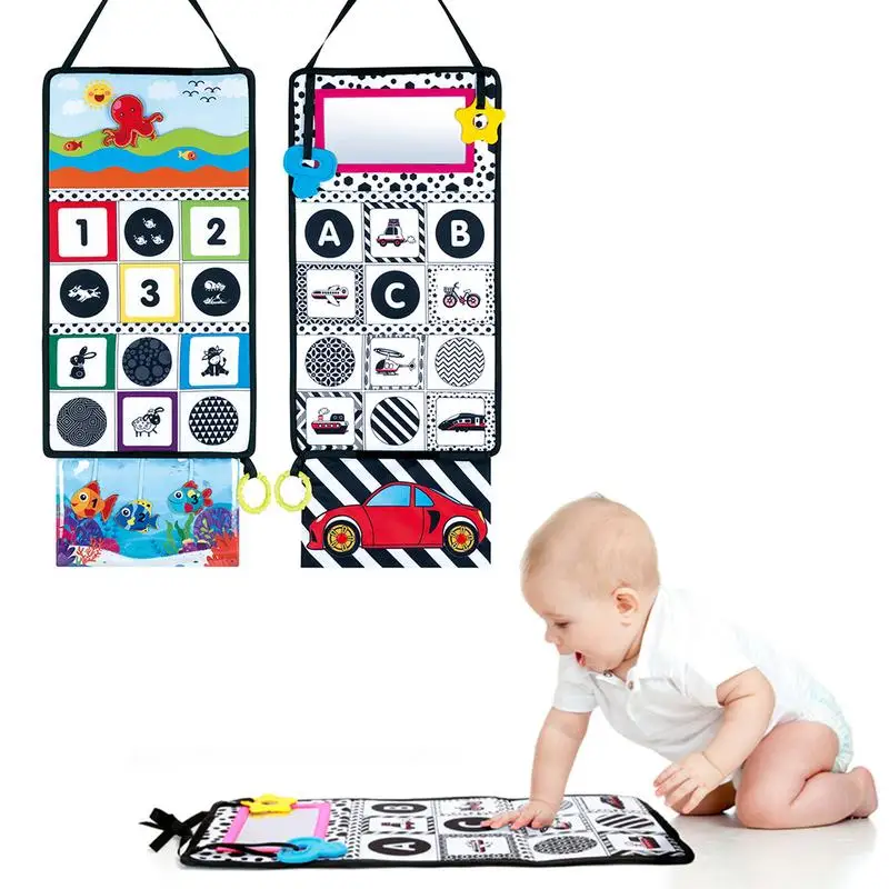 Tummy Time Toys Sensory Development Cloth Book 0-3-6-12-24months Montessori Tummy Time Mirror Floor High Contrast Toy For Babies
Tummy Time Toys Sensory Development Cloth Book 0-3-6-12-24months Montessori Tummy Time Mirror Floor High Contrast Toy For Babies