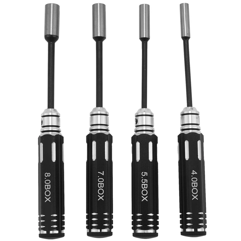 RC Model Tool 4PCS Hex Screw Drivers Hex Nut Socket Wrench Sleeve Wheel Spanner 4.0/5.5/7.0/8.0mm for Daily Making Manual and RC
RC Model Tool 4PCS Hex Screw Drivers Hex Nut Socket Wrench Sleeve Wheel Spanner 4.0/5.5/7.0/8.0mm for Daily Making Manual and RC
