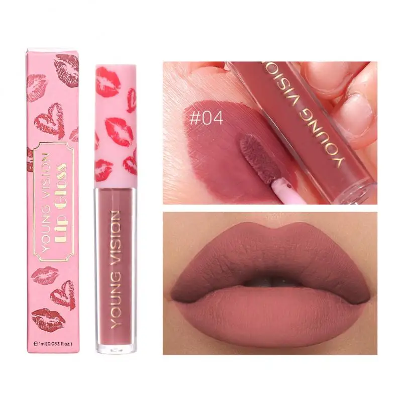 Matte Velvet Lip Glaze Nude Lip Gloss Liquid Lipstick Waterproof Long Lasting Non-stick Cup Lipgloss Sexy Lip Makeup Cosmetic
Matte Velvet Lip Glaze Nude Lip Gloss Liquid Lipstick Waterproof Long Lasting Non-stick Cup Lipgloss Sexy Lip Makeup Cosmetic