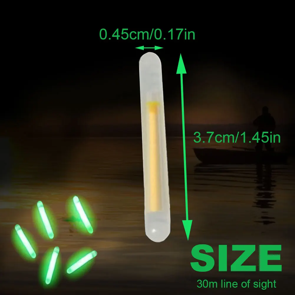 50 Pcs Fishing Light Stick Luminous Stick 5 Sticks Night Fishing Light Stick Fishing Gear Fishing Supplies 4.5*37mm
50 Pcs Fishing Light Stick Luminous Stick 5 Sticks Night Fishing Light Stick Fishing Gear Fishing Supplies 4.5*37mm