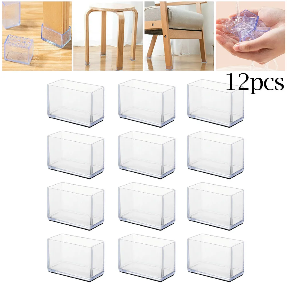 Table Chair Foot Cover Transparent Rectangle Wear-resistant Stool Chair Non-slip Foot Mat Furniture Table Feet Floor Protector
Table Chair Foot Cover Transparent Rectangle Wear-resistant Stool Chair Non-slip Foot Mat Furniture Table Feet Floor Protector
