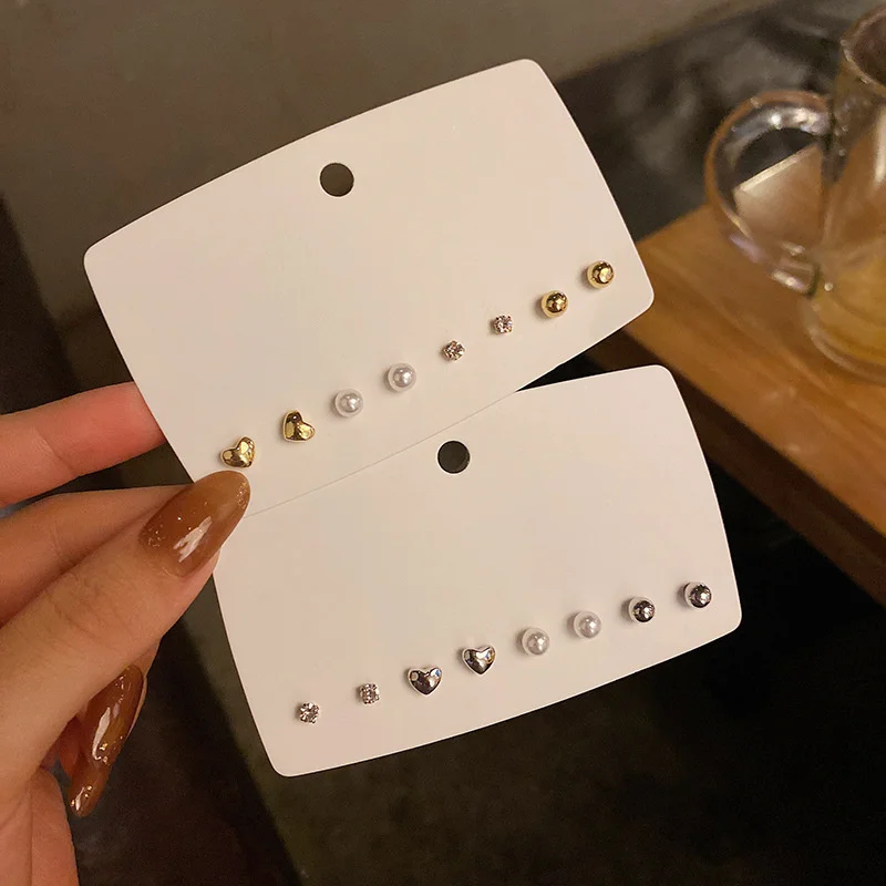 Explosive silver needle simple ear-raising set combination of 8 earrings a set of fashion niche cold wind ear jewelry wholesale
Explosive silver needle simple ear-raising set combination of 8 earrings a set of fashion niche cold wind ear jewelry wholesale
