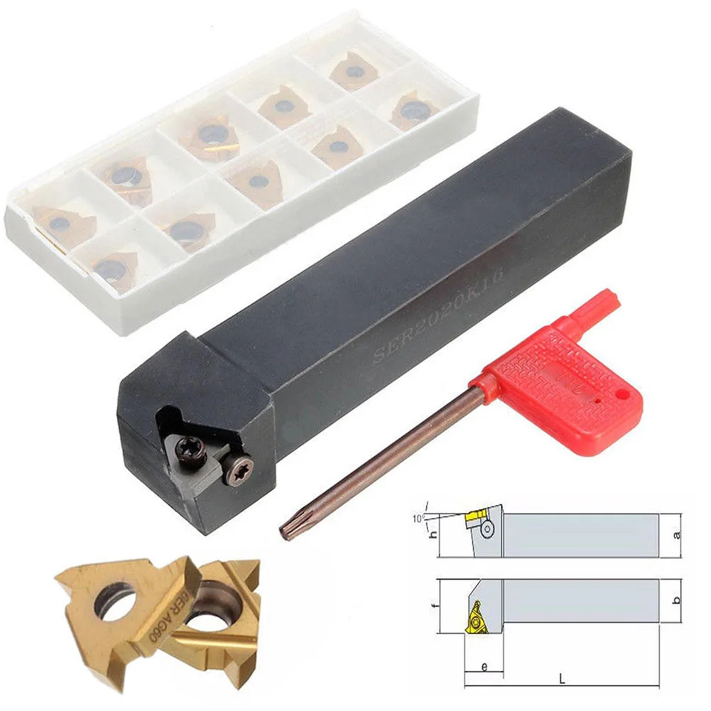 2022 New Tool Holder Lathe Thread Turning 16ER AG60 Alloy Steel Carbide Insert External Thread Lathe Turning Insert
2022 New Tool Holder Lathe Thread Turning 16ER AG60 Alloy Steel Carbide Insert External Thread Lathe Turning Insert