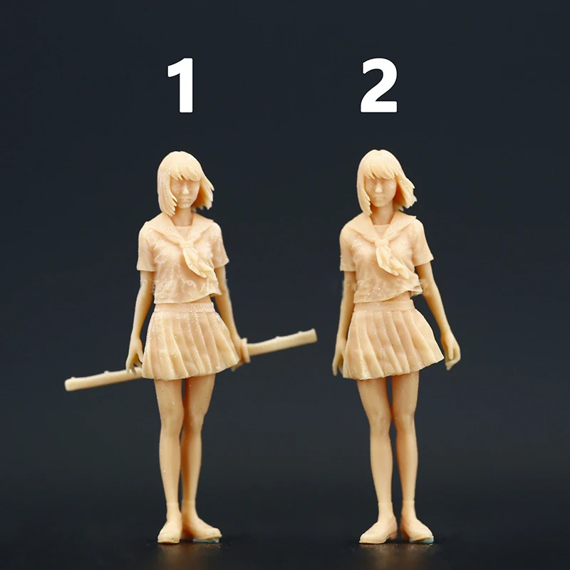 1/64 Resin Figure School Uniform Girl Doll Resin Model GK Model Kits Miniature Figure 2 People Unassembled Unpainted DIY Toy
1/64 Resin Figure School Uniform Girl Doll Resin Model GK Model Kits Miniature Figure 2 People Unassembled Unpainted DIY Toy