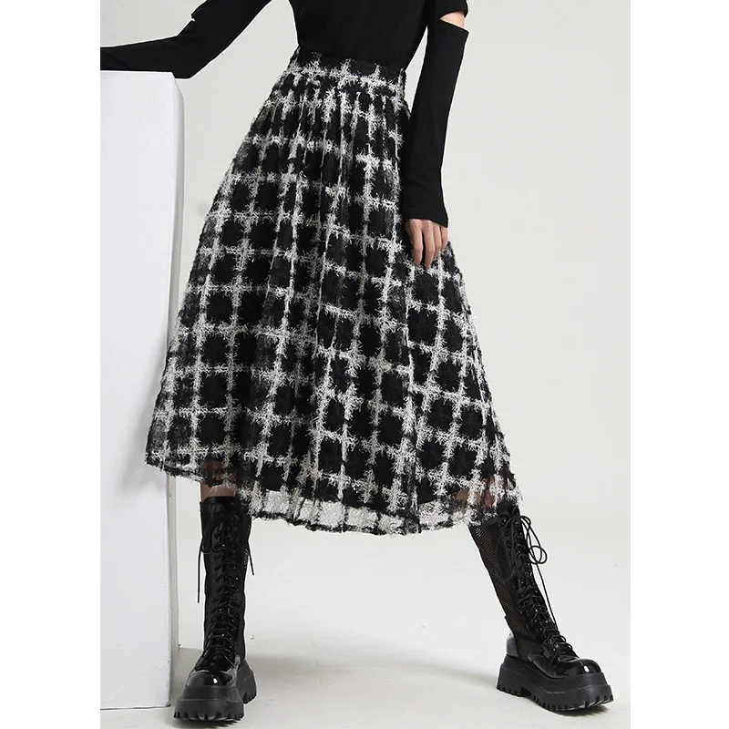 Namou Drane 2022 Spring Gauze Skirt French High Waist Design Temperament Medium Long Plaid Skirts Female Streetwear plaid skirt
Namou Drane 2022 Spring Gauze Skirt French High Waist Design Temperament Medium Long Plaid Skirts Female Streetwear plaid skirt
