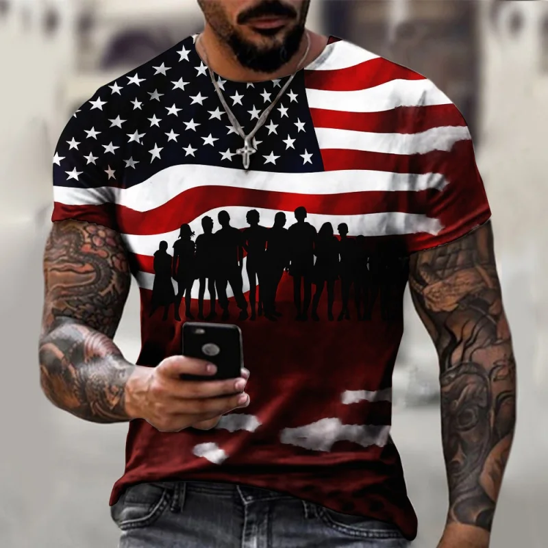 New Men's Personality Fashion Street Wear Fashion3dPrinted Men's Short SleeveTT-shirt
New Men's Personality Fashion Street Wear Fashion3dPrinted Men's Short SleeveTT-shirt