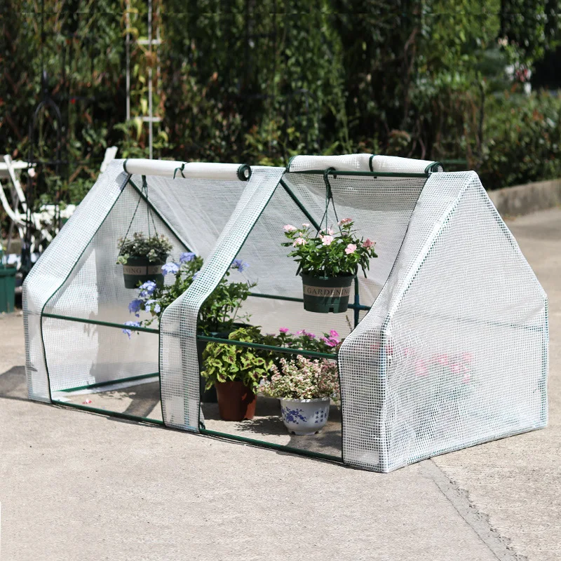 

180x90x90cm Greenhouse Cover Flower House Mini Gardening Plant Flower Sunshine Room Room, Backyard PE Greenhouse Cover