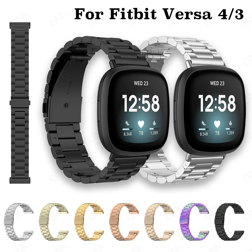 Металлический ремешок для Fitbit Versa 4 из нержавеющей стали без зазора твердый Браслет замена ремешок аксессуары для Fitbit Versa 3 
Металлический ремешок для Fitbit Versa 4 из нержавеющей стали без зазора твердый Браслет замена ремешок аксессуары для Fitbit Versa 3