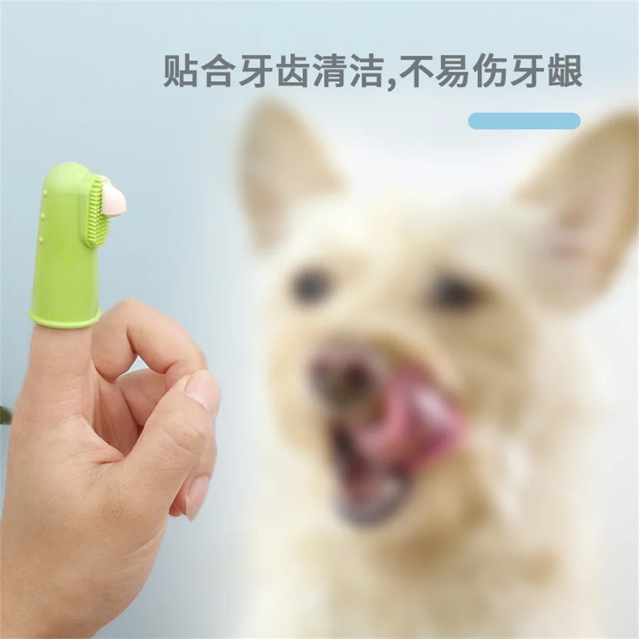 Hot Sale Pet Silicone Finger Cots Toothbrush Cats Dogs Brushing dog accessories Pet Teeth Cleaning Products
Hot Sale Pet Silicone Finger Cots Toothbrush Cats Dogs Brushing dog accessories Pet Teeth Cleaning Products
