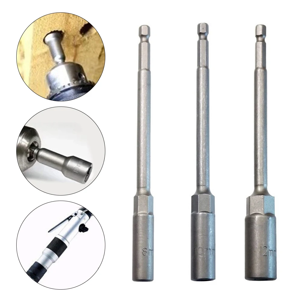 3pcs Hex Nut Driver Bit Adapter Socket Wrench 8/10/12mm For Motorcycle Bicycle Car Machinery Pneumatic Screwdrivers Power Tools
3pcs Hex Nut Driver Bit Adapter Socket Wrench 8/10/12mm For Motorcycle Bicycle Car Machinery Pneumatic Screwdrivers Power Tools