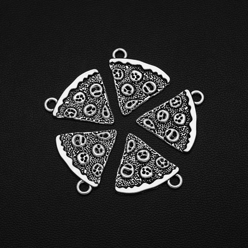 10pcs/Lots 19x21mm Antique Silver Plated Chocolate Cookies Charm Pizza Food Pendants For Diy Creation Jewelry Making Accessories
10pcs/Lots 19x21mm Antique Silver Plated Chocolate Cookies Charm Pizza Food Pendants For Diy Creation Jewelry Making Accessories