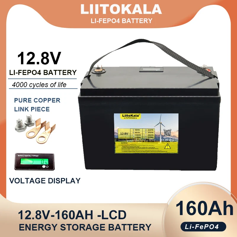 LiitoKala 12 В 12,8 Ач LiFePO4 аккумулятор 14,6 в 4S литий-железо-фосфатные циклы Инверторные Автомобильные батареи в 10 Ач зарядное устройство
LiitoKala 12 В 12,8 Ач LiFePO4 аккумулятор 14,6 в 4S литий-железо-фосфатные циклы Инверторные Автомобильные батареи в 10 Ач зарядное устройство