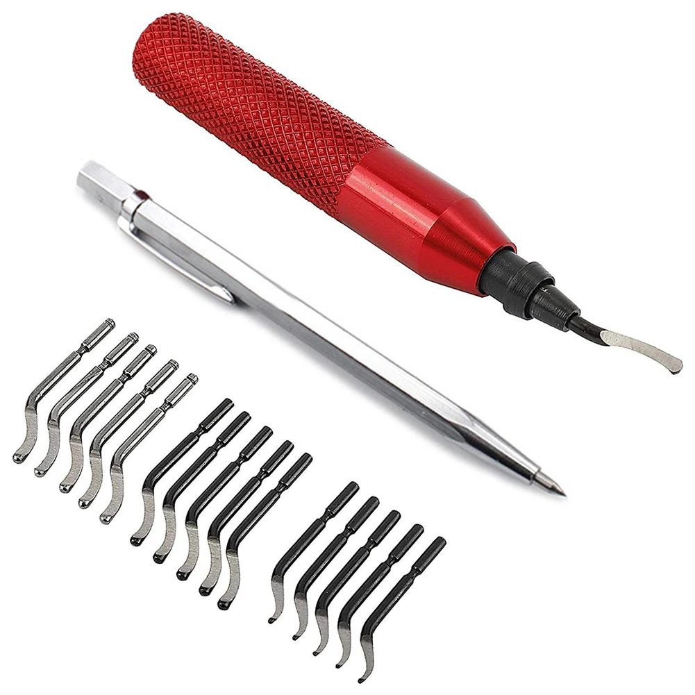 Pointed Tiles Cutter Pen RB3000 Deburring Tool With 15 High-Speed Steel Rotary Burr Removal Blades Cutting Stainless Steel
Pointed Tiles Cutter Pen RB3000 Deburring Tool With 15 High-Speed Steel Rotary Burr Removal Blades Cutting Stainless Steel