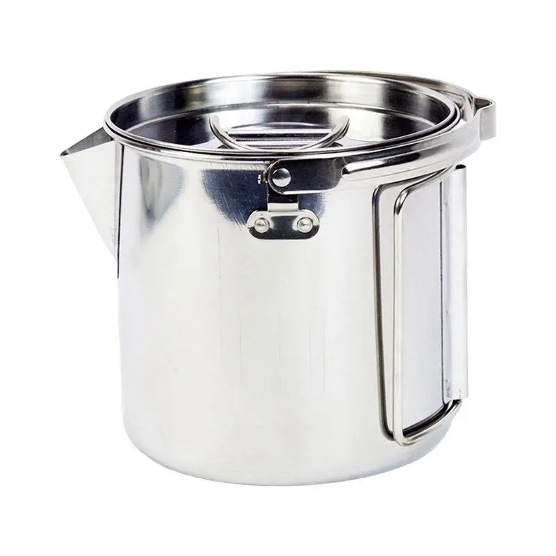 Thickened Stainless Steel Campfire Coffee Pot Hiking Kettle Camping Coffee Pot Coffee Maker For Brewing Coffee Over Stove
Thickened Stainless Steel Campfire Coffee Pot Hiking Kettle Camping Coffee Pot Coffee Maker For Brewing Coffee Over Stove