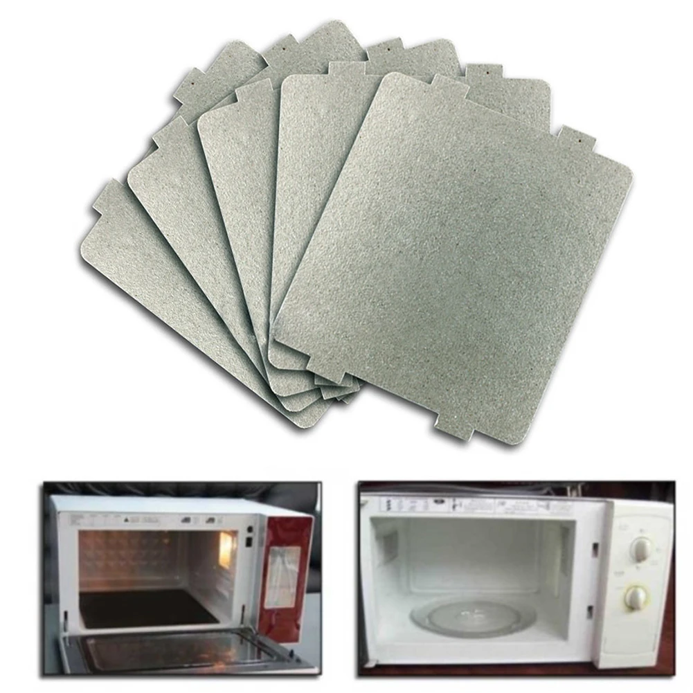 

1/5/10pcs Microwave Oven Mica Sheet Mica Plate Wave Guide Cover Plate Universal Environmental High Temperature Resistant Oven