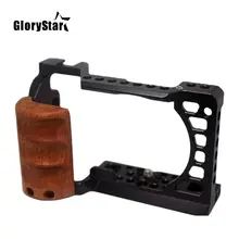 A6100 A6300 A6400 Camera Cage for Sony A6000 Accessory Vlog Case Handheld Bracket Cold Shoe Mic LED Light Mount Video Rig