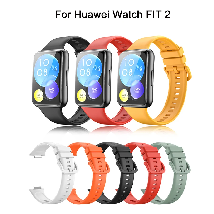 Ремешок для часов Huawei Watch Fit 2, сменный силиконовый спортивный ремешок для наручных часов Huawei Watch Fit2
Ремешок для часов Huawei Watch Fit 2, сменный силиконовый спортивный ремешок для наручных часов Huawei Watch Fit2