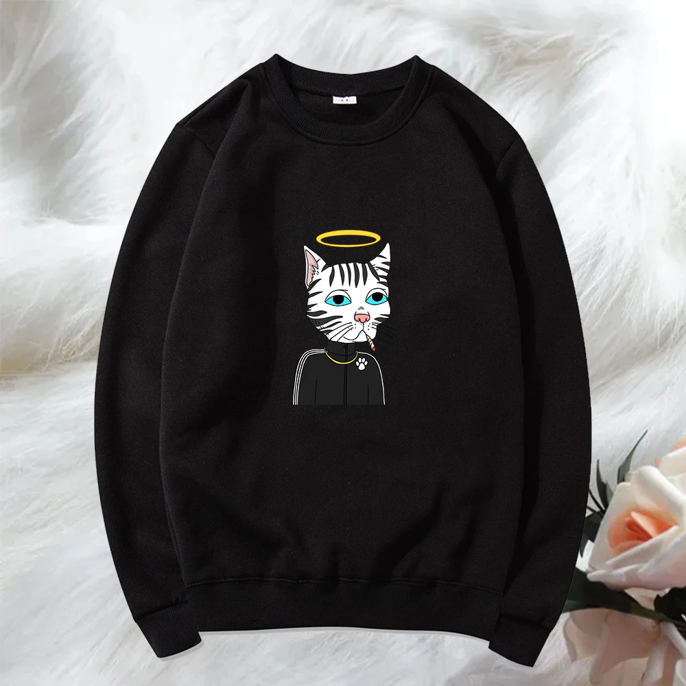 Женская флисовая толстовка с капюшоном и длинным рукавом, с круглым вырезом 
Женская флисовая толстовка с капюшоном и длинным рукавом, с круглым вырезом