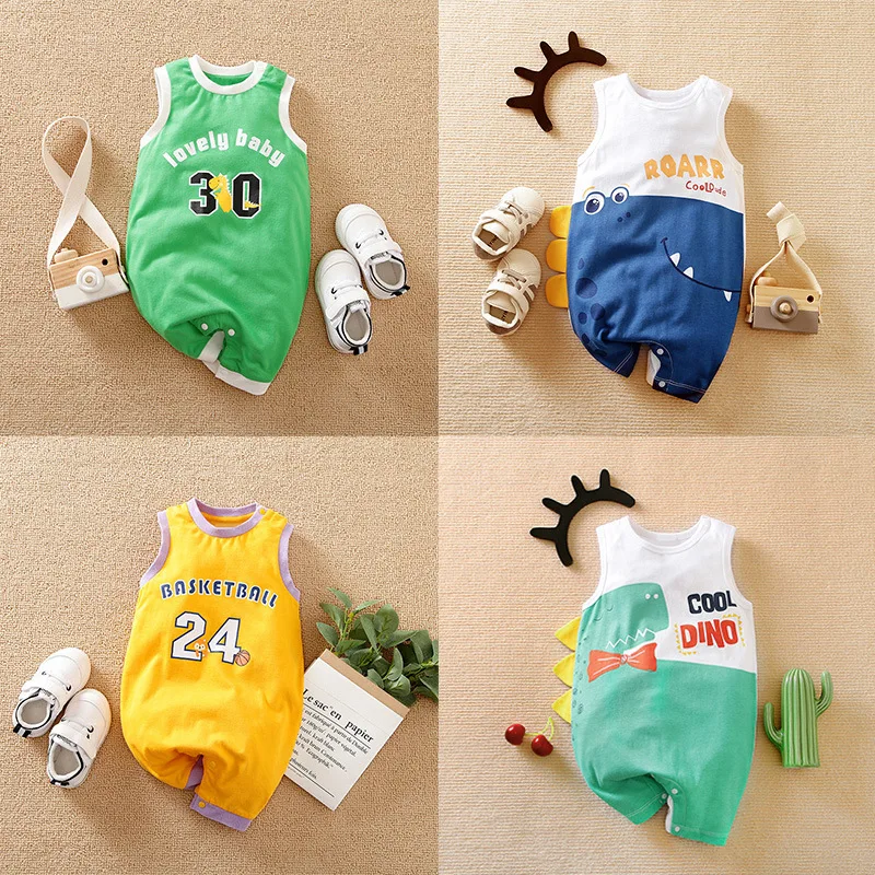 Baby Girl Clothes Summer Sleeveless Vest One-piece Newborn Baby Cartoon Crawl Suit New Baby One-piece Boys Jersey Baby Romper
Baby Girl Clothes Summer Sleeveless Vest One-piece Newborn Baby Cartoon Crawl Suit New Baby One-piece Boys Jersey Baby Romper