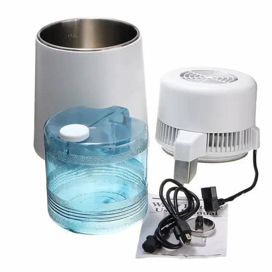 

Pure Water Distiller 4L D e n t a l Distilled Water Machine Filter Stainless Steel Electric Distillation Purifier Jug 110V 220V