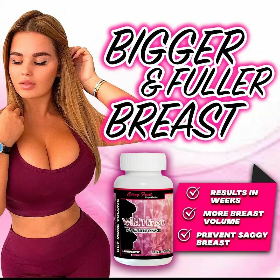 WILD HINOJO NATURAL BREAST ENLARGEMENT BIGGER & FIRMER BREAST VOLUME PREVENT SAGGY 100 CPAS/BOTTLE
WILD HINOJO NATURAL BREAST ENLARGEMENT BIGGER & FIRMER BREAST VOLUME PREVENT SAGGY 100 CPAS/BOTTLE