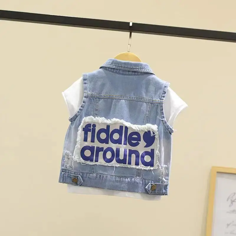 Childrens Denim Vest Baby Childrens Spring 2023 New Childrens Summer Vest Baby Top Boys Camisole Boys Denim Vest
Childrens Denim Vest Baby Childrens Spring 2023 New Childrens Summer Vest Baby Top Boys Camisole Boys Denim Vest