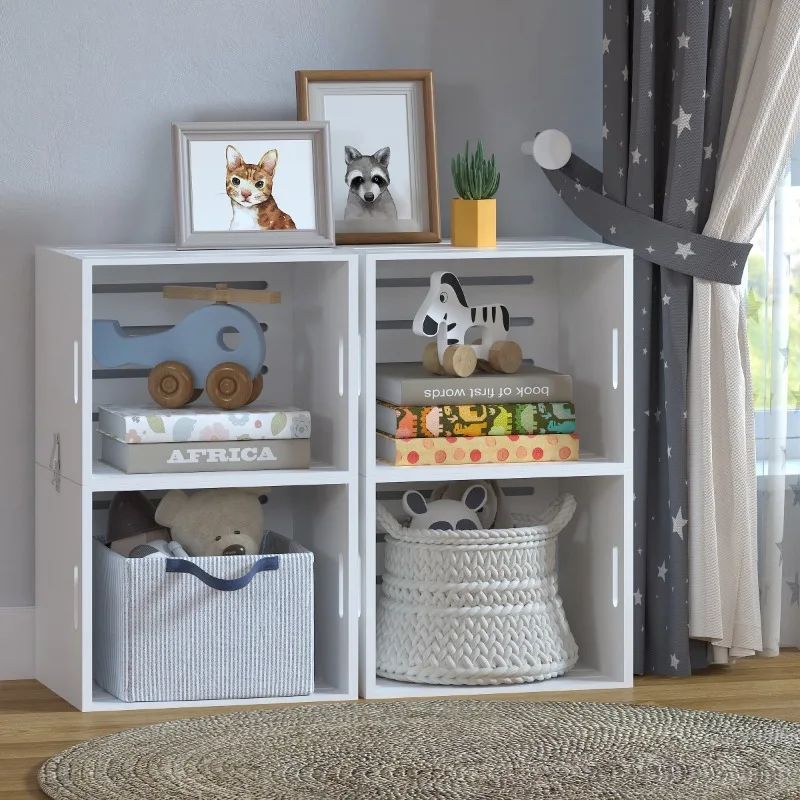 Yoneston Kids Bookcase and Toy Storage Organizer, Adjustable 4 Cube Children’s Bookshelf for Playroom, Study Room, Bedroom
Yoneston Kids Bookcase and Toy Storage Organizer, Adjustable 4 Cube Children’s Bookshelf for Playroom, Study Room, Bedroom