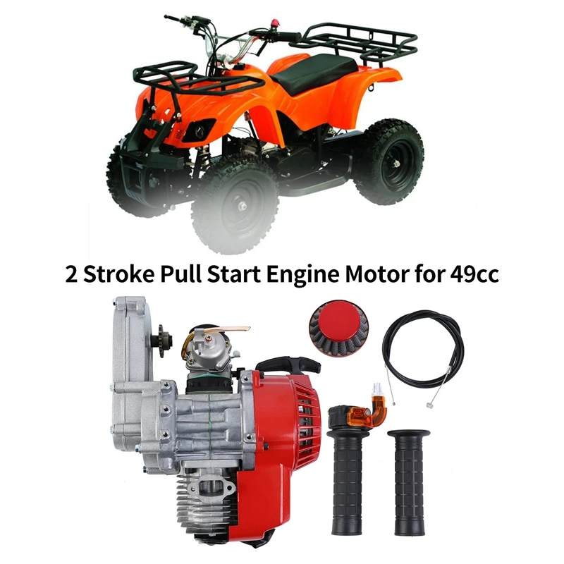 Pocket Bike Engine 2 Stroke Pull Start Engine Motor 49Cc Engine Mini Pocket Pit Quad Dirt Bike ATV with Handel Bar
Pocket Bike Engine 2 Stroke Pull Start Engine Motor 49Cc Engine Mini Pocket Pit Quad Dirt Bike ATV with Handel Bar