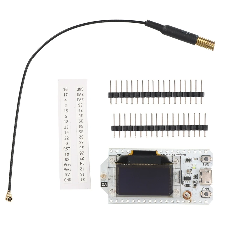 SX1278 ESP32 Lora 433Mhz 0.96 Inch Blue OLED Display Bluetooth WIFI Kit ESP32 Development Board
SX1278 ESP32 Lora 433Mhz 0.96 Inch Blue OLED Display Bluetooth WIFI Kit ESP32 Development Board