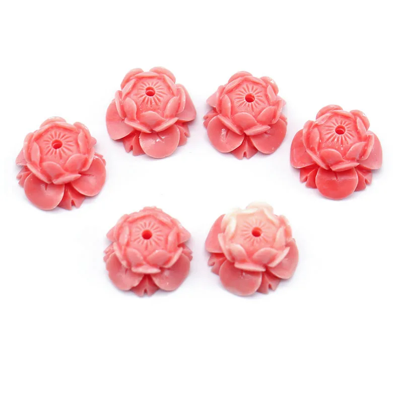 Pink Lotus Coral Beads For Jewelry Making Necklace Bracelet 15/20mm Lotus Sculpture Artificial Coral Beads Wholesale
Pink Lotus Coral Beads For Jewelry Making Necklace Bracelet 15/20mm Lotus Sculpture Artificial Coral Beads Wholesale