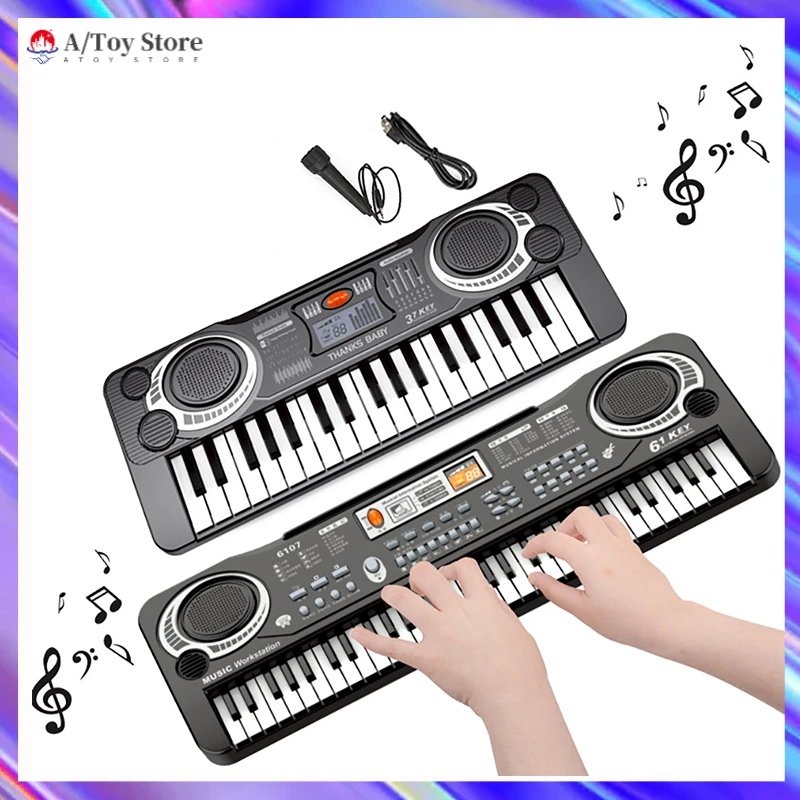NEW Electronic Piano Keyboard For Kids Multifunctional Electronic Organ Early Education Musical Instruments With Microphone
NEW Electronic Piano Keyboard For Kids Multifunctional Electronic Organ Early Education Musical Instruments With Microphone