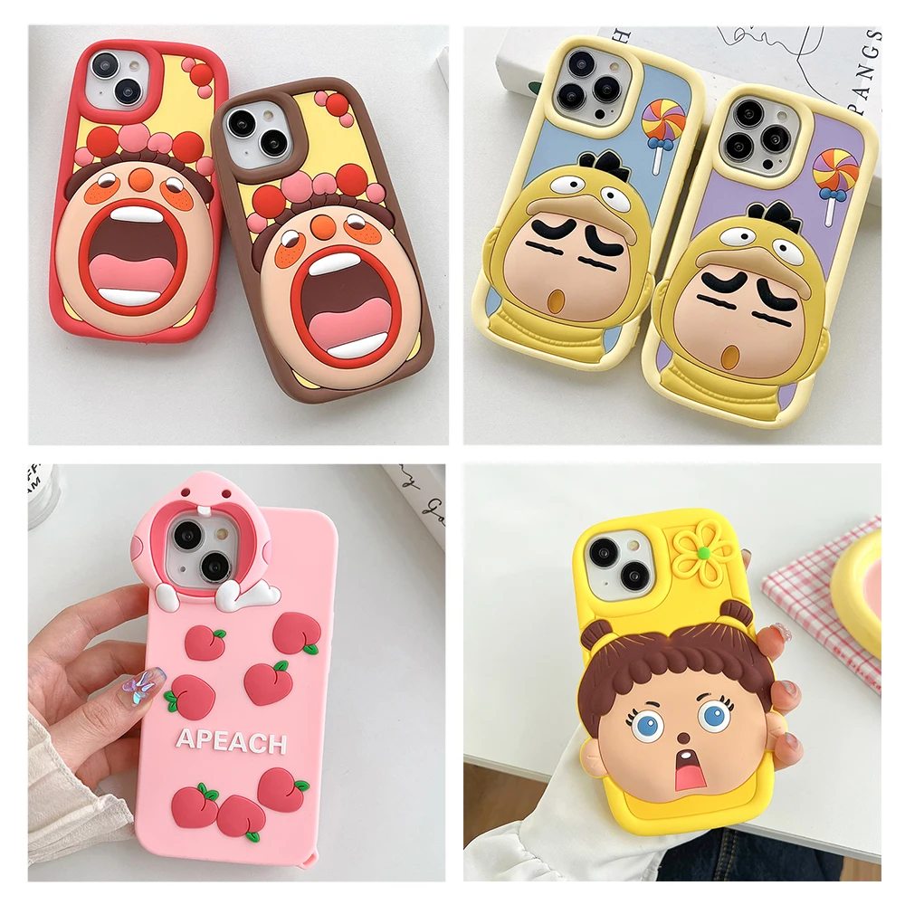 Cute 3D Cartoon Girl Case for iPhone 6 6S 7 8 Plus SE X XS XR 11 12 13 14 Pro Max Soft Silicone Protect Cover Phone Cases Fundas
Cute 3D Cartoon Girl Case for iPhone 6 6S 7 8 Plus SE X XS XR 11 12 13 14 Pro Max Soft Silicone Protect Cover Phone Cases Fundas