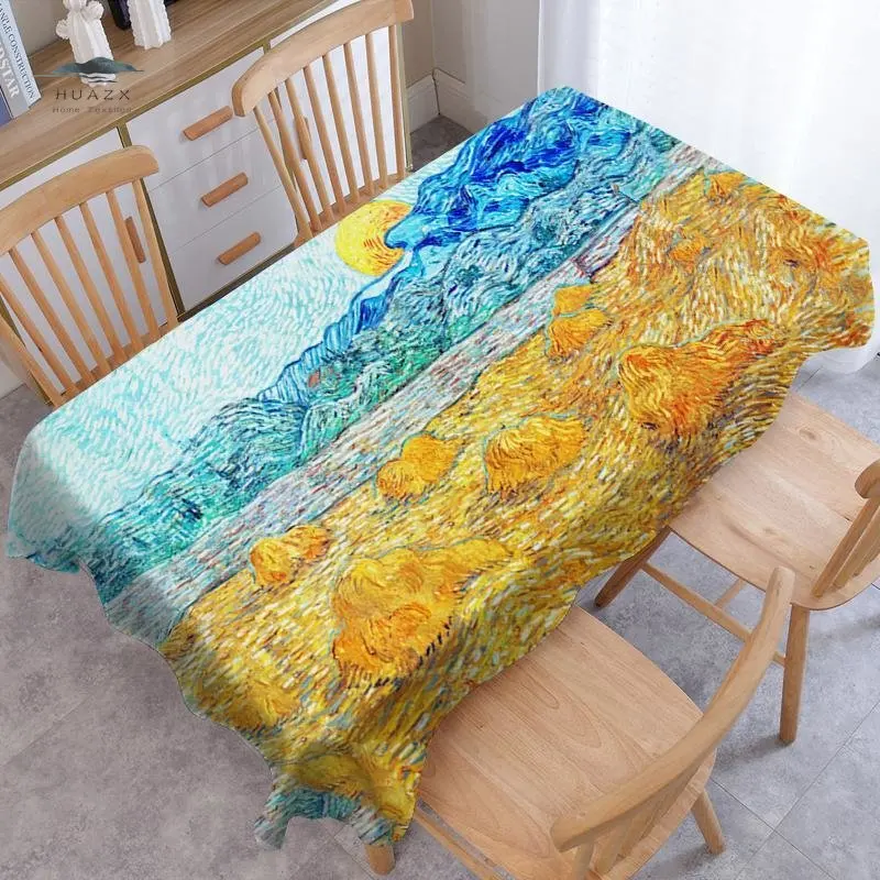 Van Gogh Oil Painting Table Cloth Kitchen Coffee Rectangular Waterproof Oilproof Table Cover Home Artistical Style Decoration
Van Gogh Oil Painting Table Cloth Kitchen Coffee Rectangular Waterproof Oilproof Table Cover Home Artistical Style Decoration