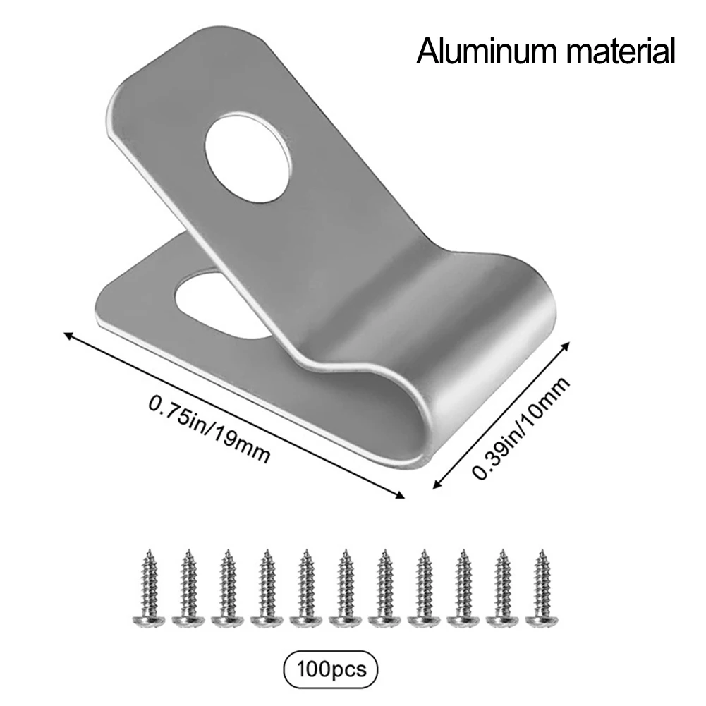High Quality Fence Wire Clamps Farm Clamp 200/400pcs Agricultural Clip Aluminum Durable Fencing Mounting Clips
High Quality Fence Wire Clamps Farm Clamp 200/400pcs Agricultural Clip Aluminum Durable Fencing Mounting Clips