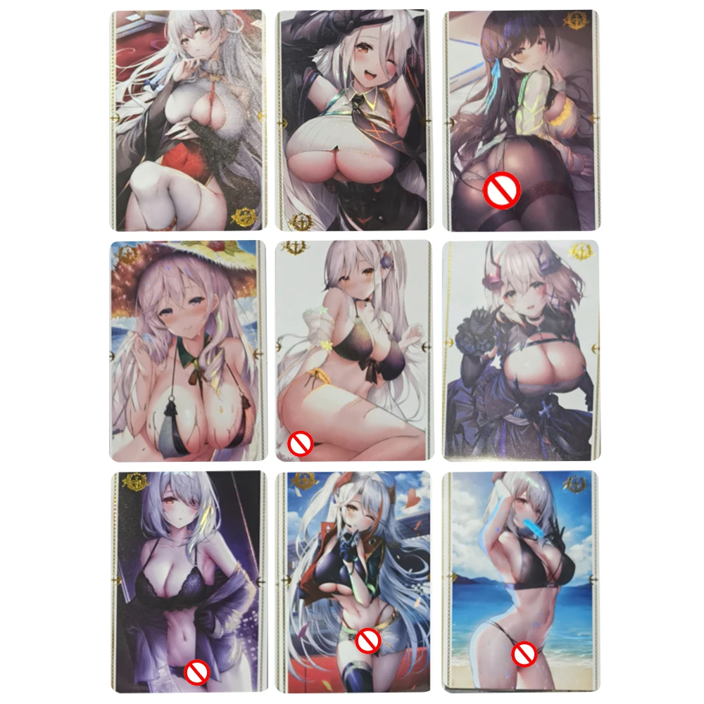

Azur Lane Ijn Atago Azuma Kms Prinz Eugen Diy Refraction Flash Card Anime Girl Characters Acg Classic Game Collection Cards Toy