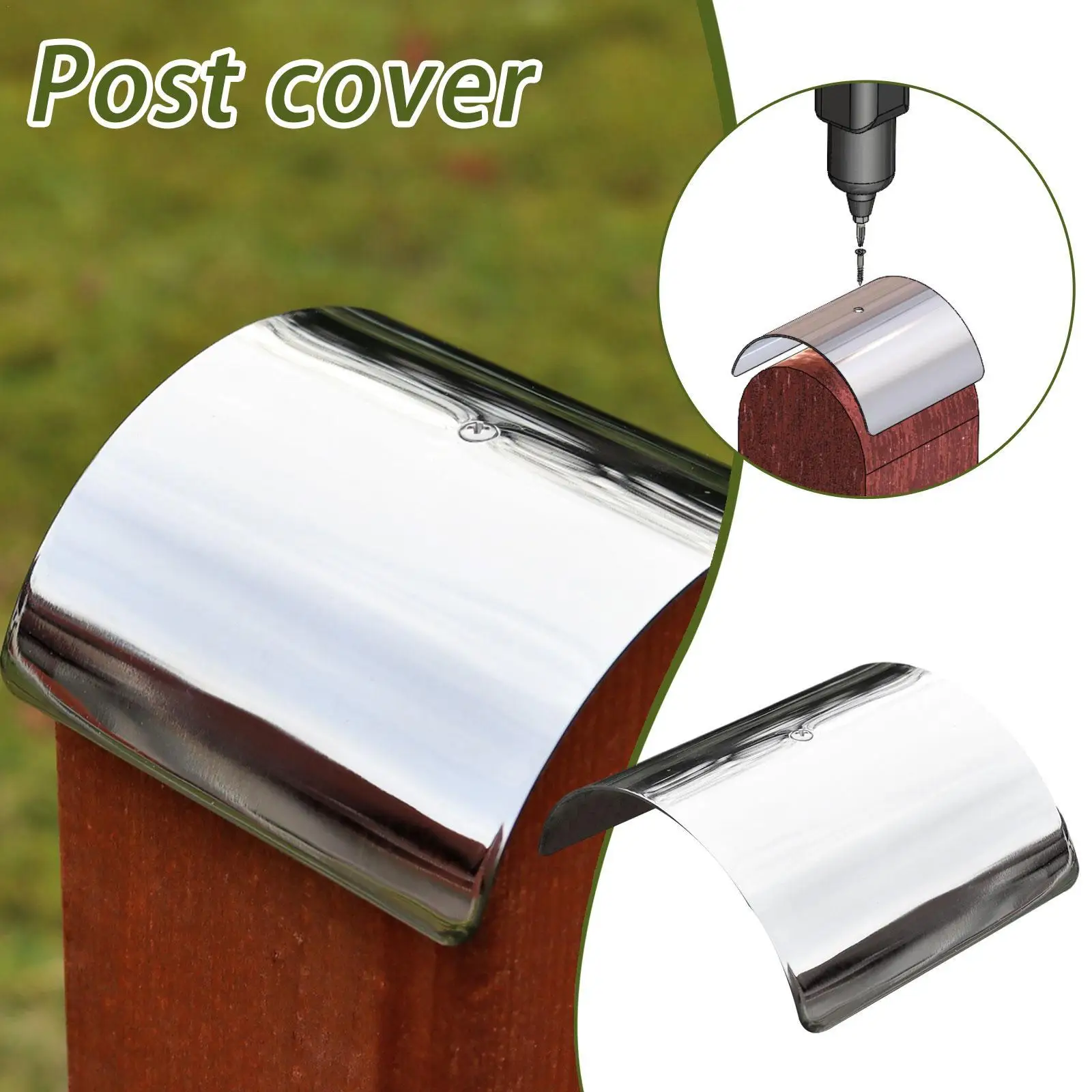 Post 9x9 Post Cover Steel Half Round Post Incl Screw For Protect Fence Posts (head Wood) From Rot Mold
Post 9x9 Post Cover Steel Half Round Post Incl Screw For Protect Fence Posts (head Wood) From Rot Mold