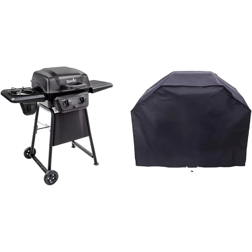 Char-Broil Classic 280 2-Burner Liquid Propane Gas Grill with Side Burner & 2 Burner Medium Basic Grill Cover
Char-Broil Classic 280 2-Burner Liquid Propane Gas Grill with Side Burner & 2 Burner Medium Basic Grill Cover
