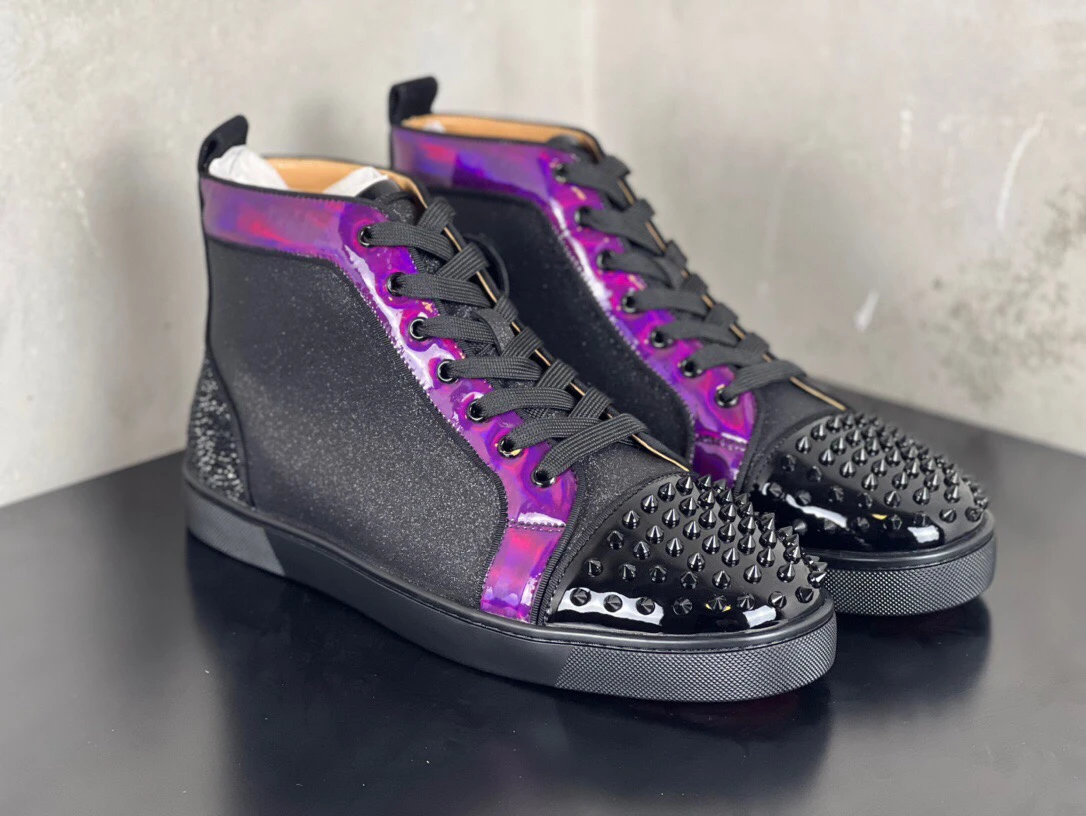 Men's Luxury Brand Shoes Designer Casual Sneakers Party Leather Red Sole Men's High Top Sneakers
Men's Luxury Brand Shoes Designer Casual Sneakers Party Leather Red Sole Men's High Top Sneakers